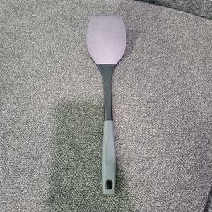 Calphalon 13" Black Nylon Solid Spatula Turner Flipper w/Gray Silicone